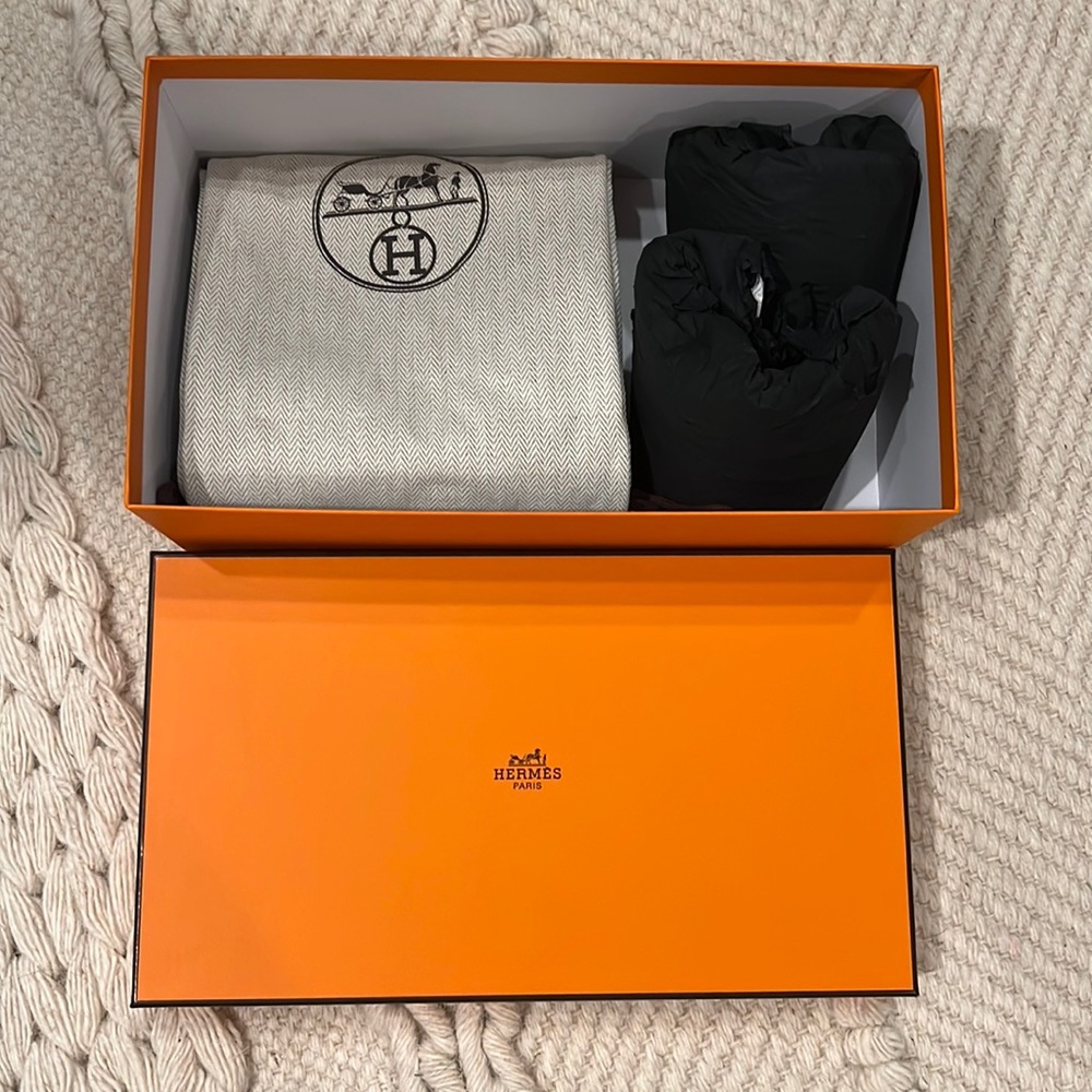 Hermes shoe box with dust bag